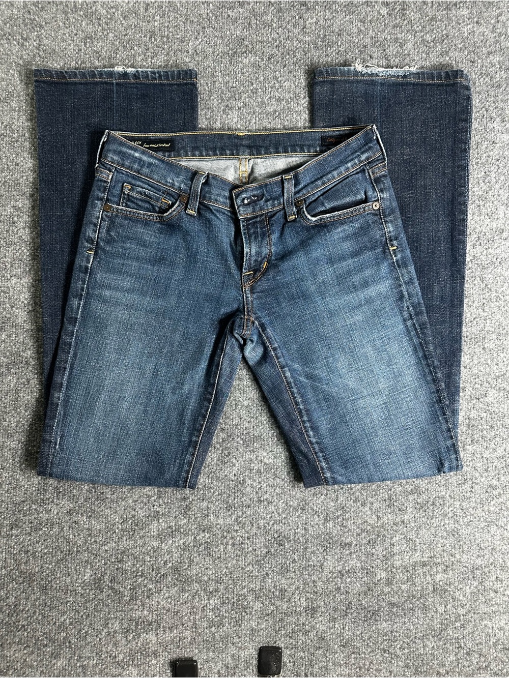Citizens of Humanity Kelly #001 Low Waist Boot Cut Womens Denim Jeans